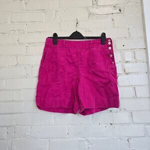 Lauren Ralph Lauren 100% Linen ┃Sailor Shorts ┃Preppy, Boho Chic, Summer
